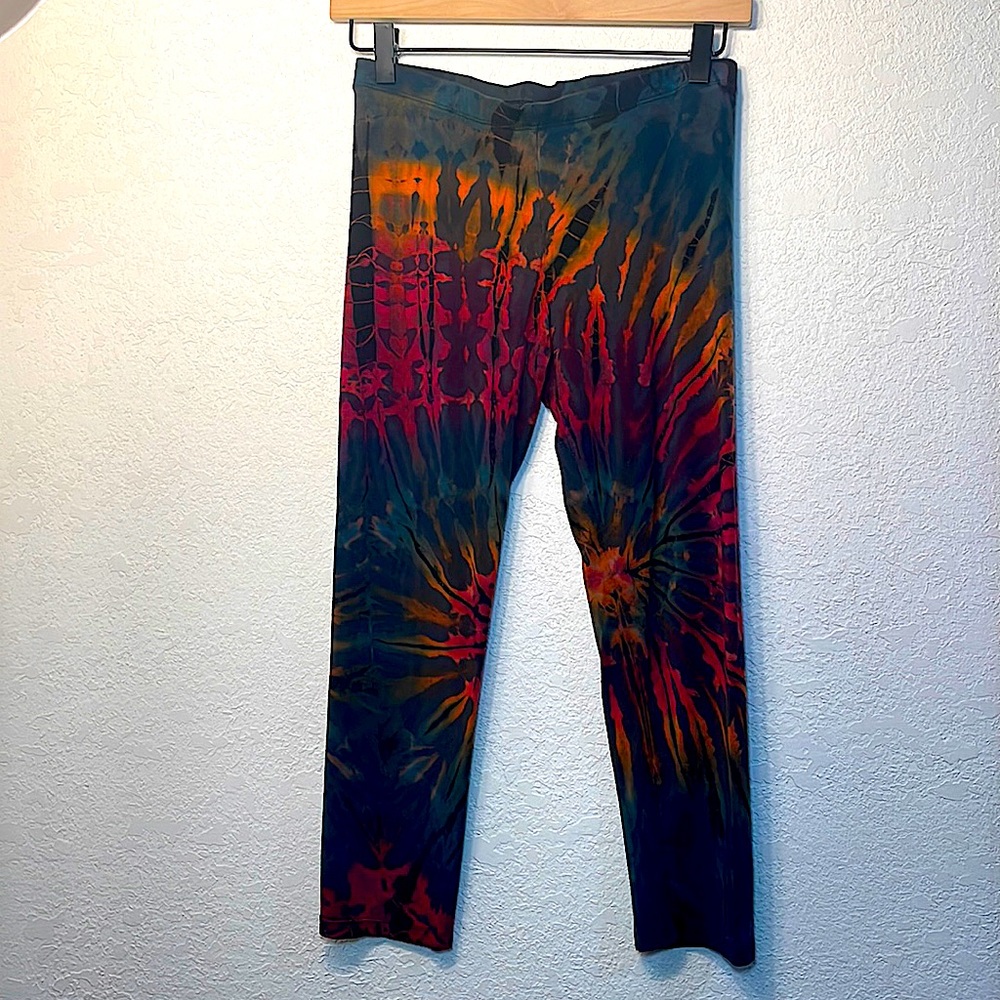 Tie-Dye Leggings Womens Versatile Size
